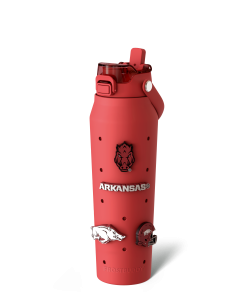 Bottle Buddy 32oz | Arkansas Razorbacks | Skin + Budz Bundle