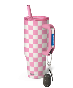 Thicc Buddy 40oz | Pink Checkered